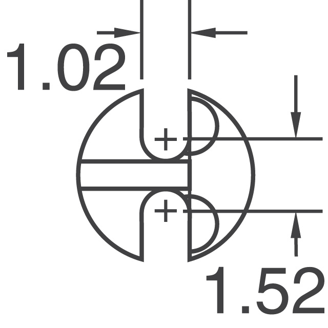 LEDS1E-8-01 Essentra Components  LED - Entretoises Entretoises